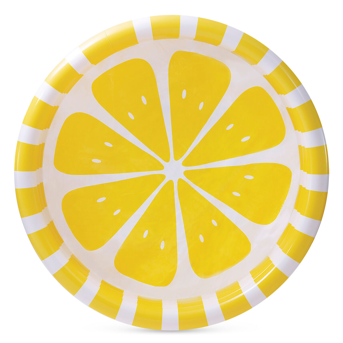 Pataugeoire gonflable pour enfants Intex Citron 147 x 33 x 147 cm Jaune (6 Unités)