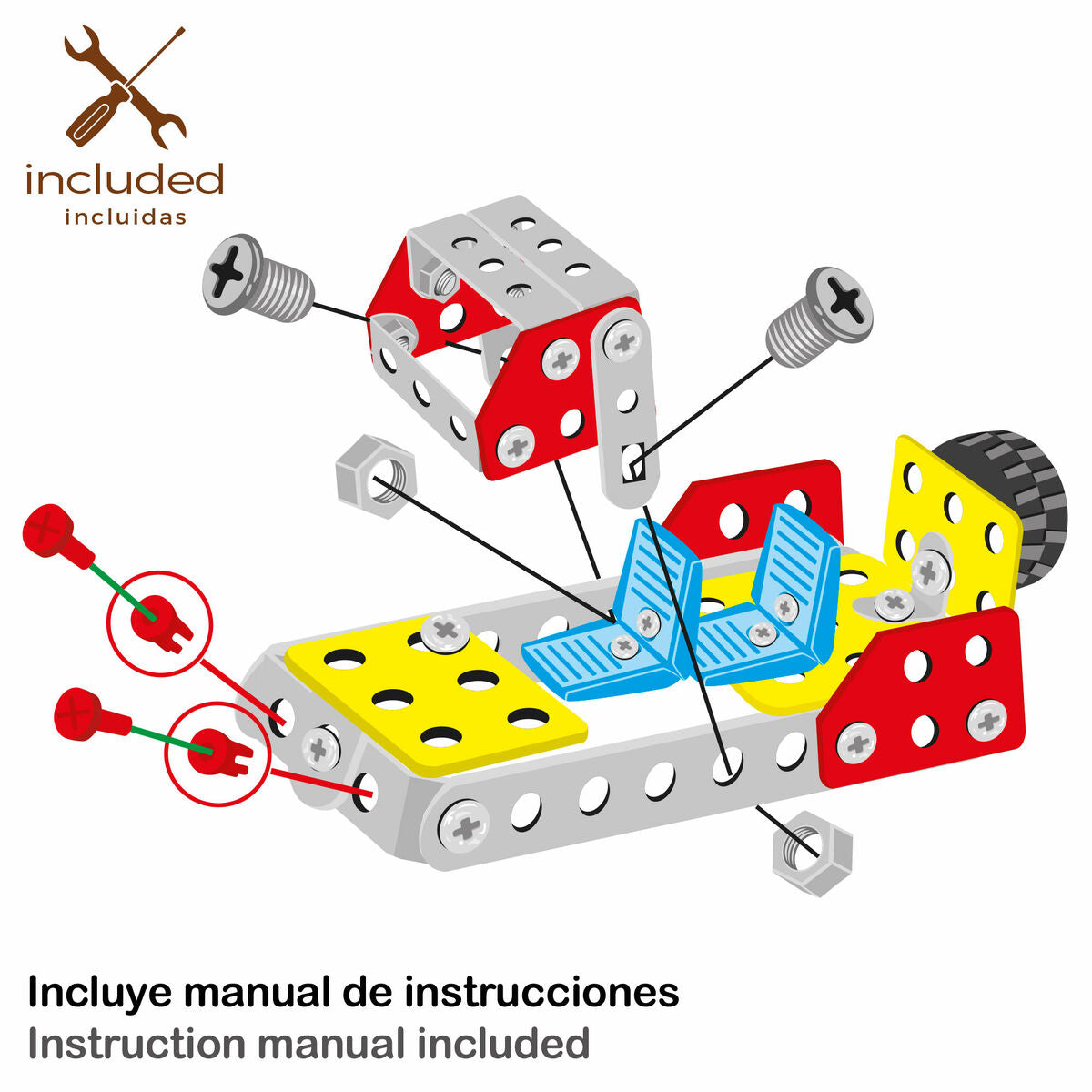 Set de construction Voiture 236 Pièces