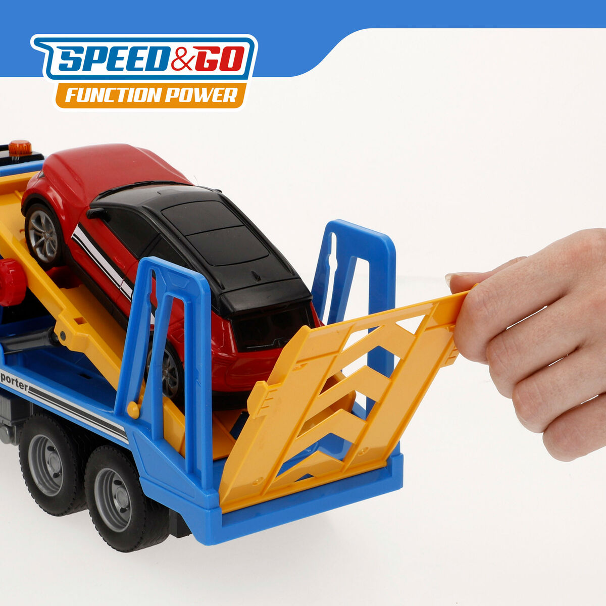 Camion Autotransporteur Speed & Go 26 x 13 x 9 cm (6 Unités)