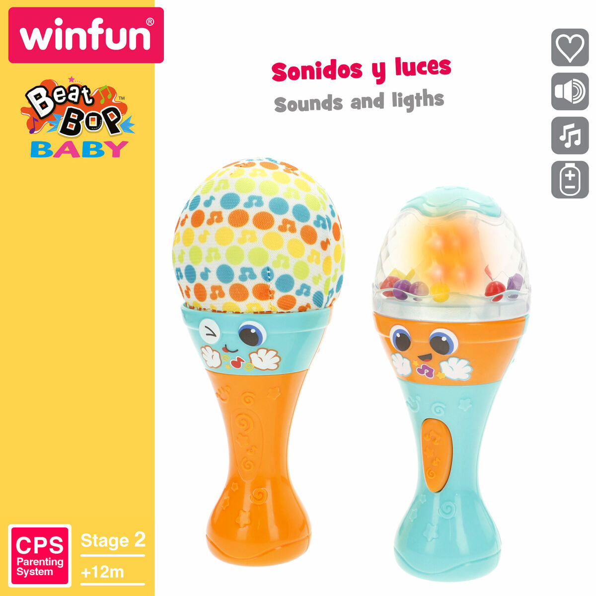 Jouet musical Winfun 7 x 17 x 7 cm (6 Unités)