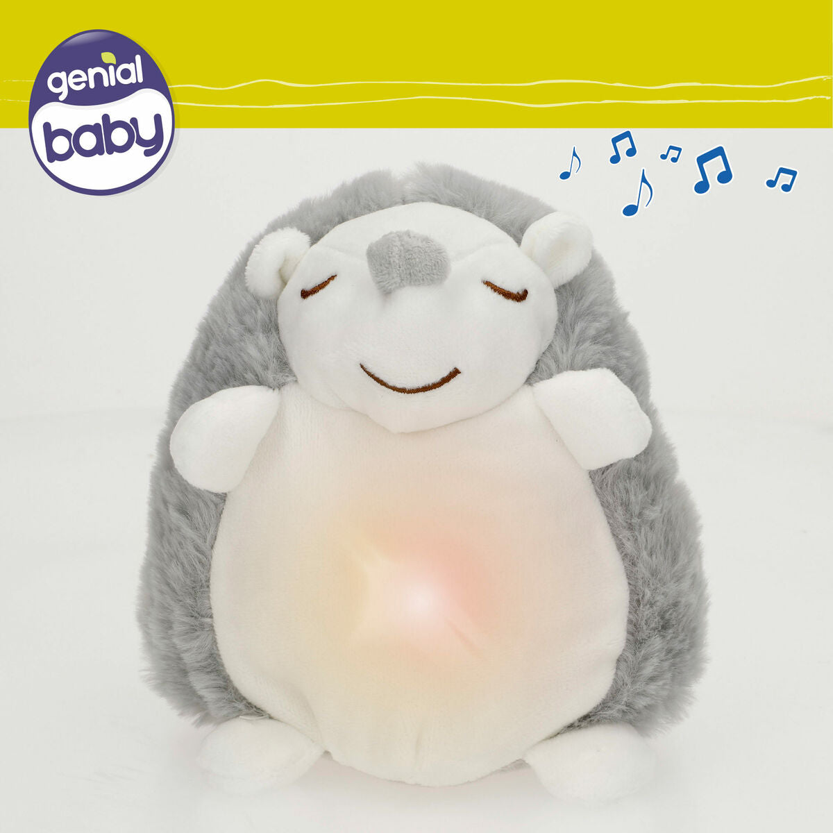 Peluche musicale Colorbaby Plastique 16 x 14 x 14 cm (6 Unités)