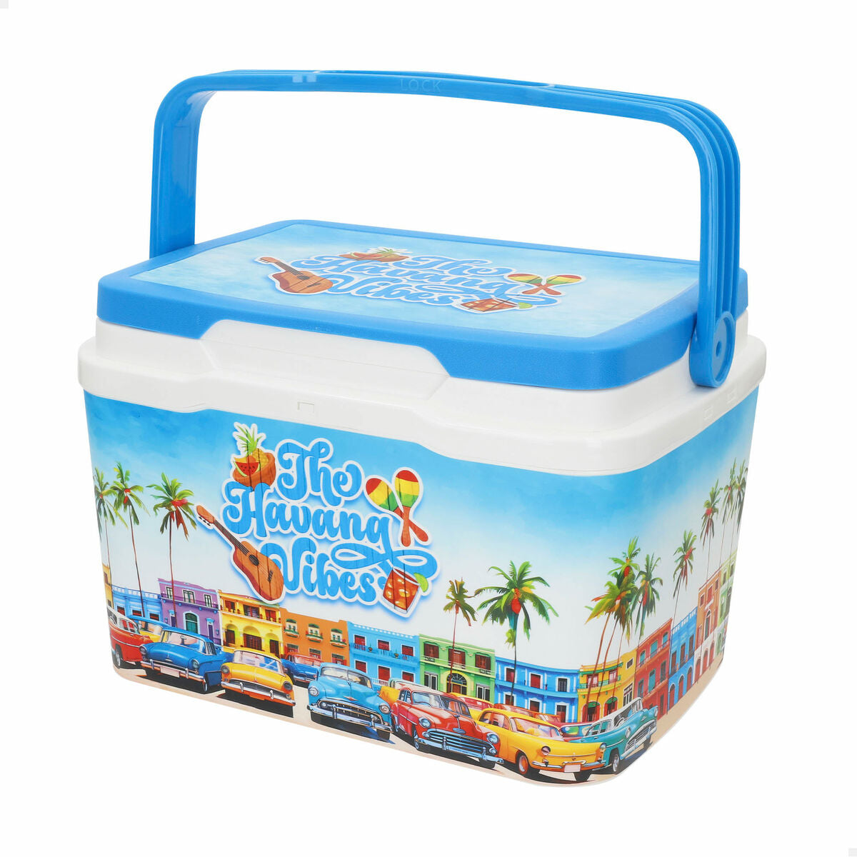 Glacière Rigide Portable Aktive 5 L 28 x 19 x 21 cm Bleu (6 Unités)