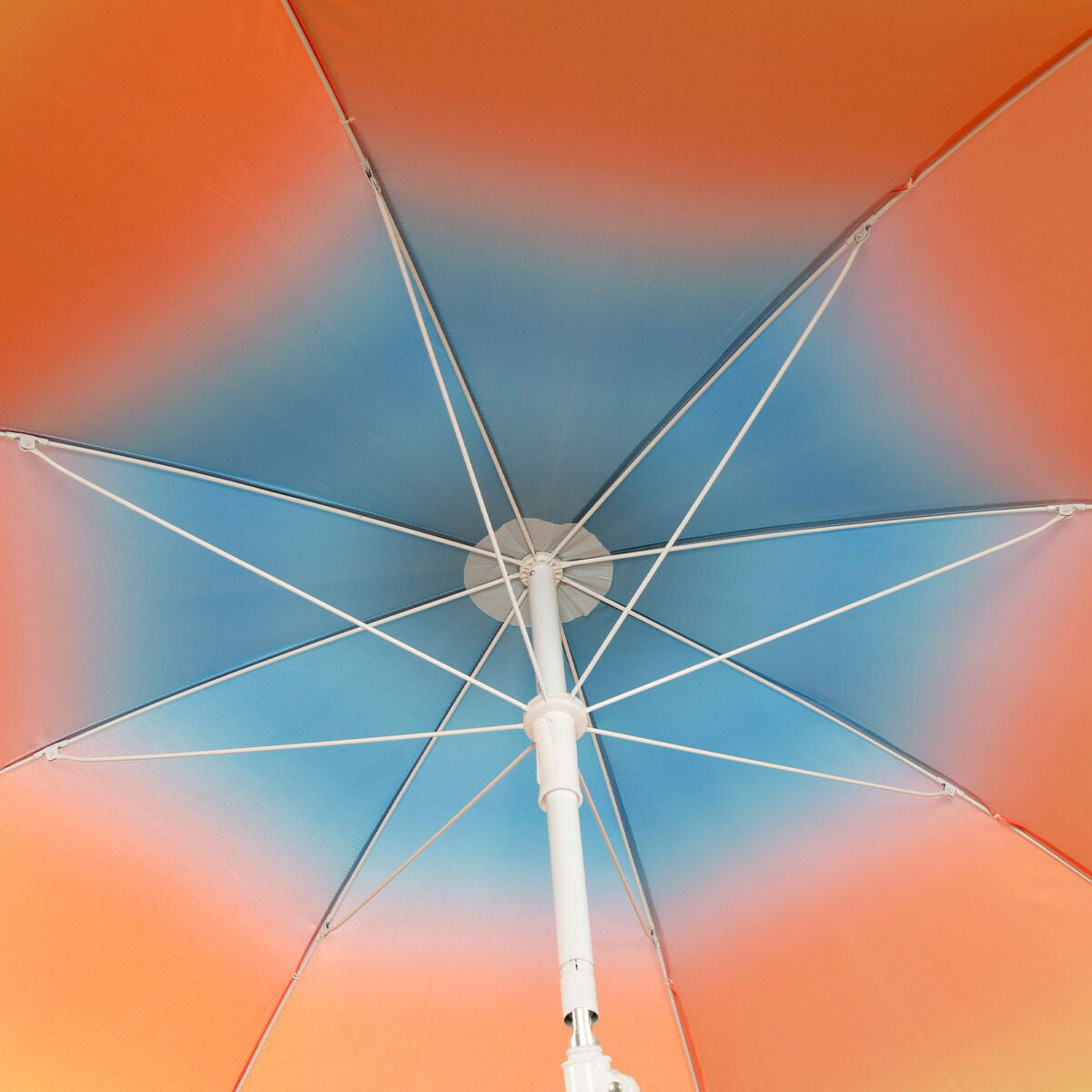 Parasol de plage Aktive Multicouleur 200 x 200 x 200 cm (6 Unités)