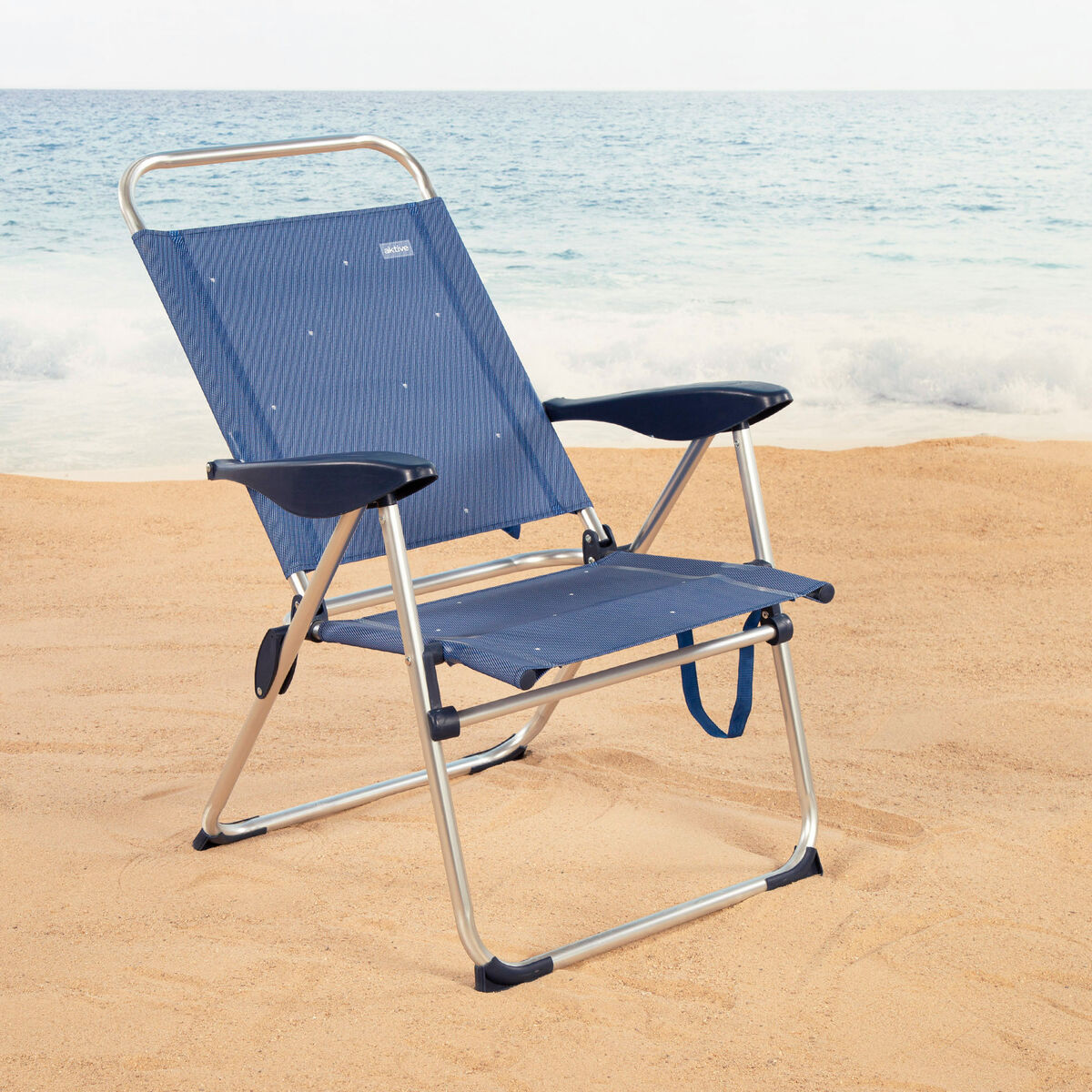 Chaise de Plage Aktive 48 x 100 x 60 cm (2 Unités)