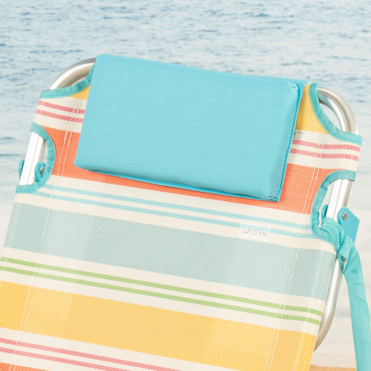 Chaise de Plage Aktive 48 x 75 x 48 cm (2 Unités)
