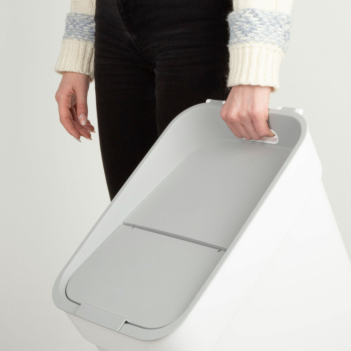 Poubelle Curver Blanc Plastique 30 L (6 Unités)