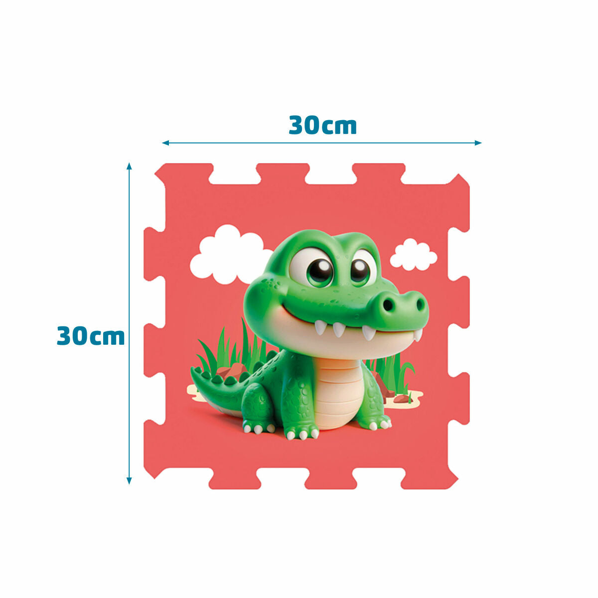 Tapis Puzzle Colorbaby Plastique EVA 114 x 58 cm 8 Pièces (4 Unités)