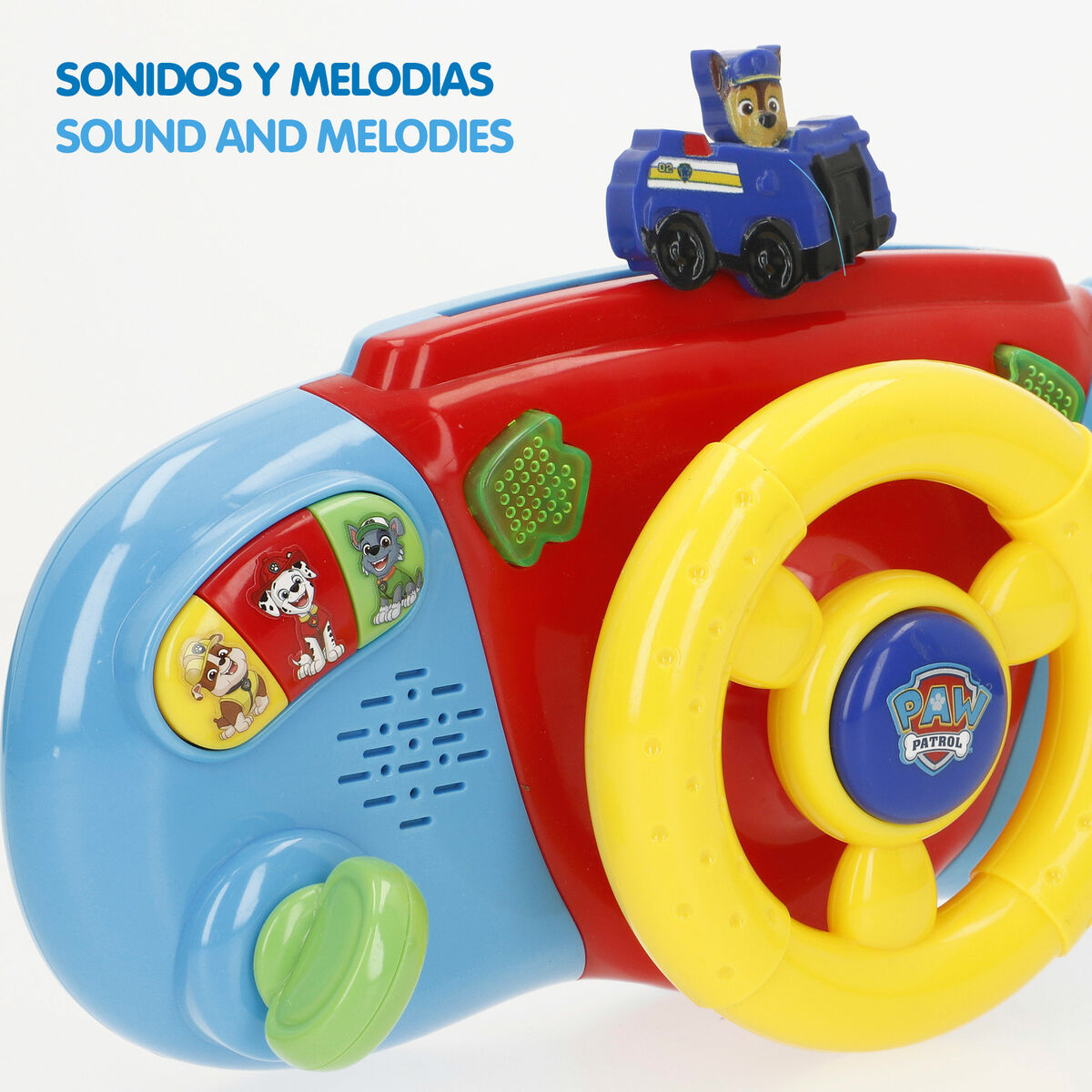 Volant pour poussette The Paw Patrol 26 x 16 x 7 cm (4 Unités)