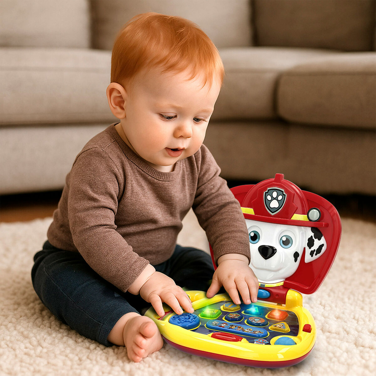 Ordinateur-jouet The Paw Patrol Anglais 20 x 17 x 14 cm Multicouleur (4 Unités)