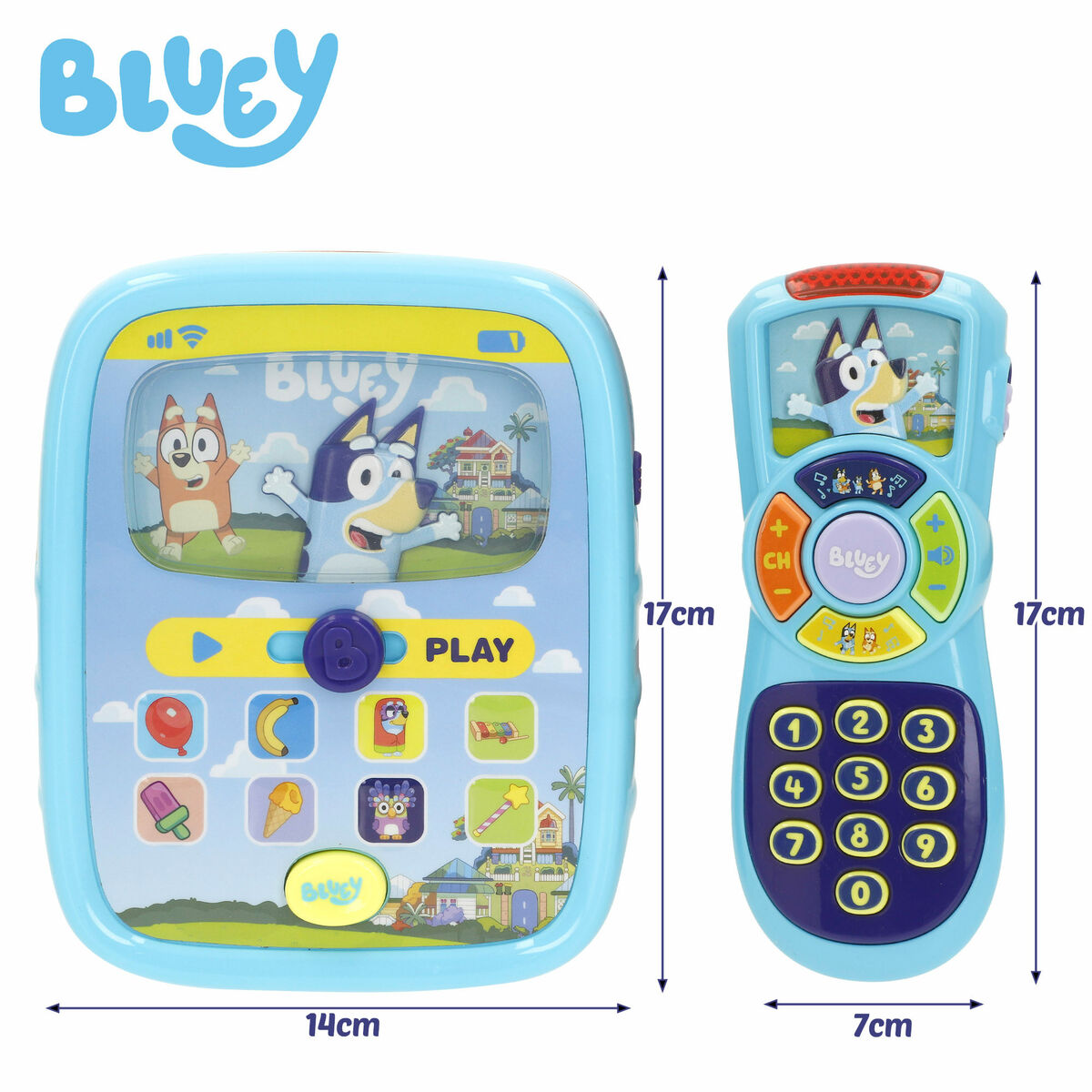 Téléphone d'Apprentissage Bluey (4 Unités)
