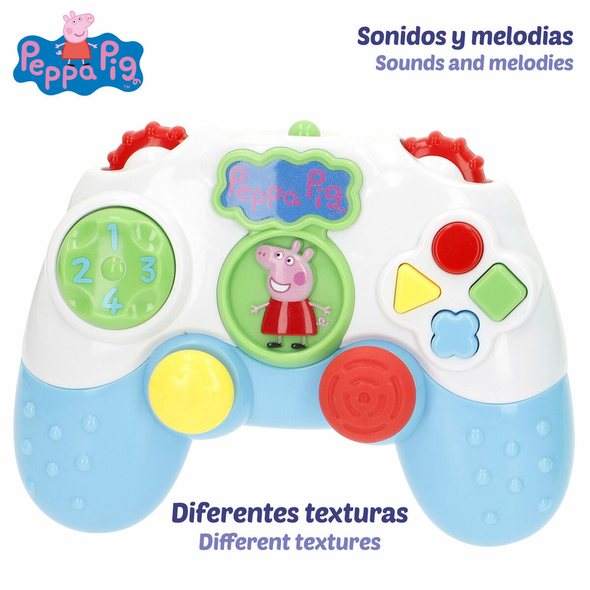 Téléphone d'Apprentissage Peppa Pig 15 x 11 x 5 cm (4 Unités)