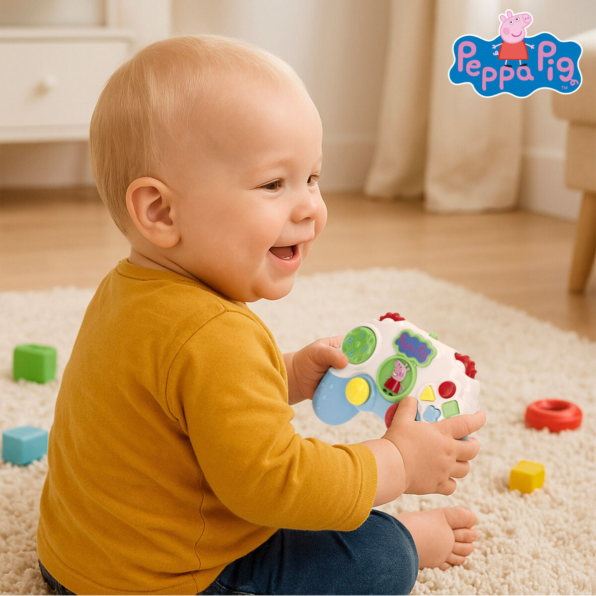 Téléphone d'Apprentissage Peppa Pig 15 x 11 x 5 cm (4 Unités)