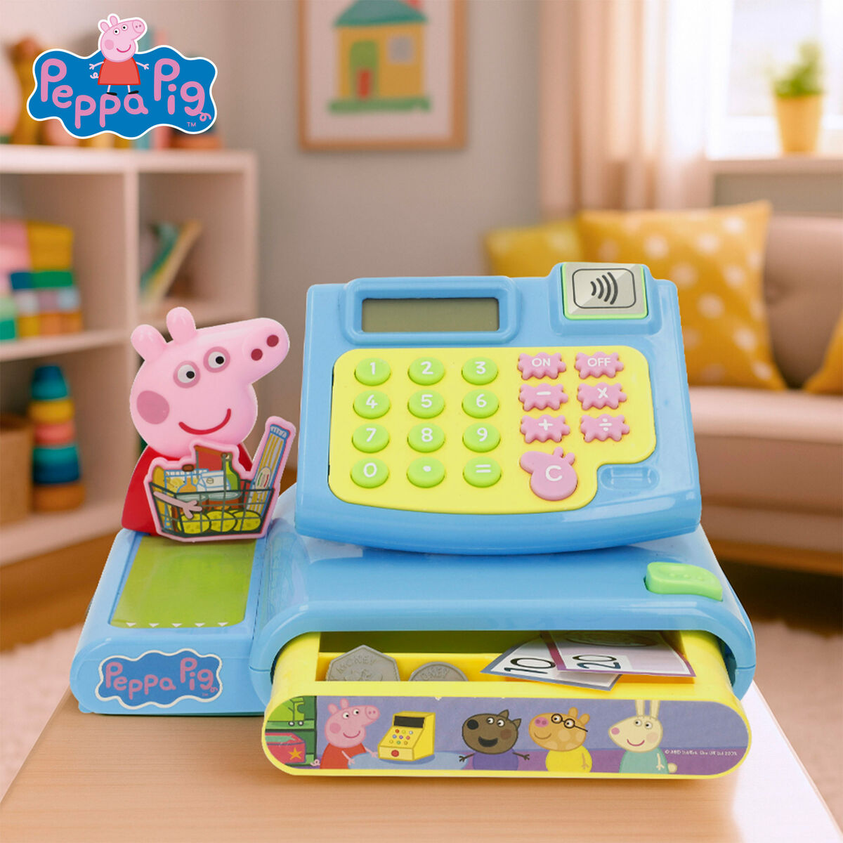 Caisse enregistreuse Jouet Peppa Pig 19 x 15 x 13 cm (4 Unités)