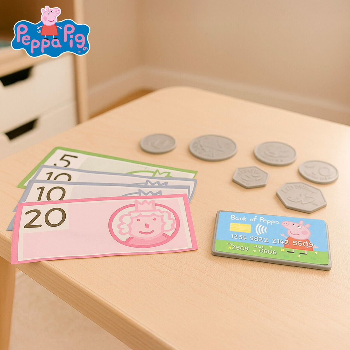 Caisse enregistreuse Jouet Peppa Pig 19 x 15 x 13 cm (4 Unités)
