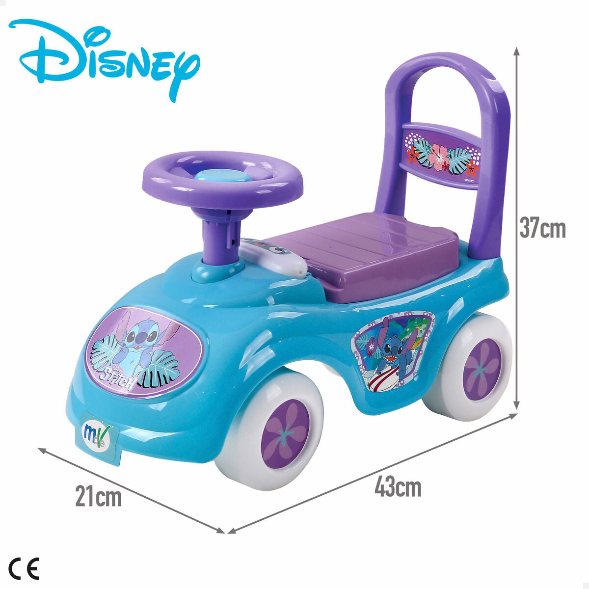 Porteur Stitch 43 x 37 x 21 cm (2 Unités)