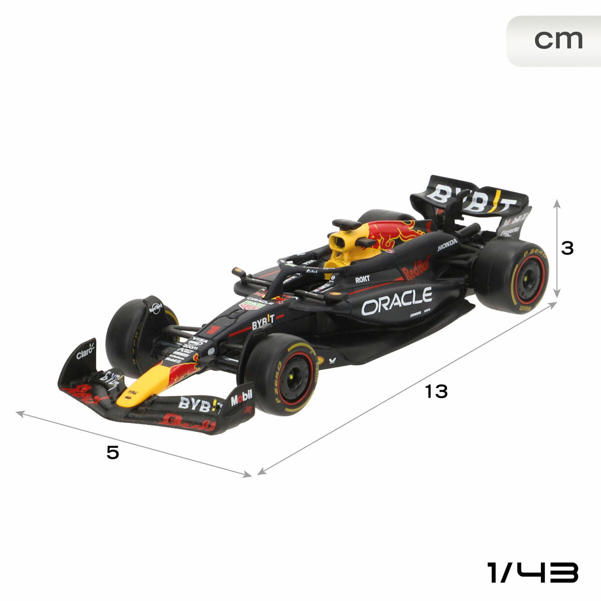 Petite voiture-jouet Red Bull F1 2024 RB20 (6 Unités)