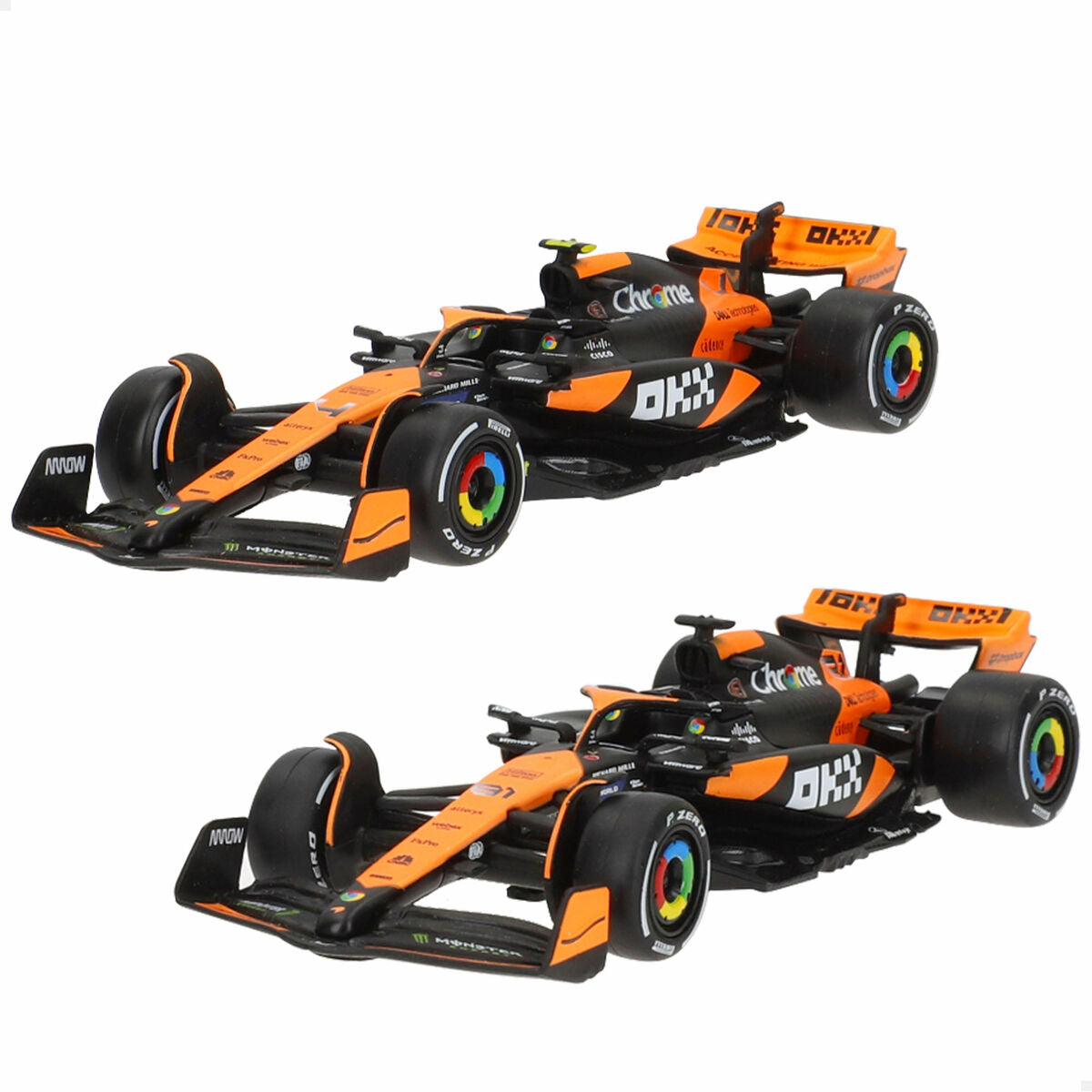 Petite voiture-jouet McLaren F1 2024 MCL38 (6 Unités)