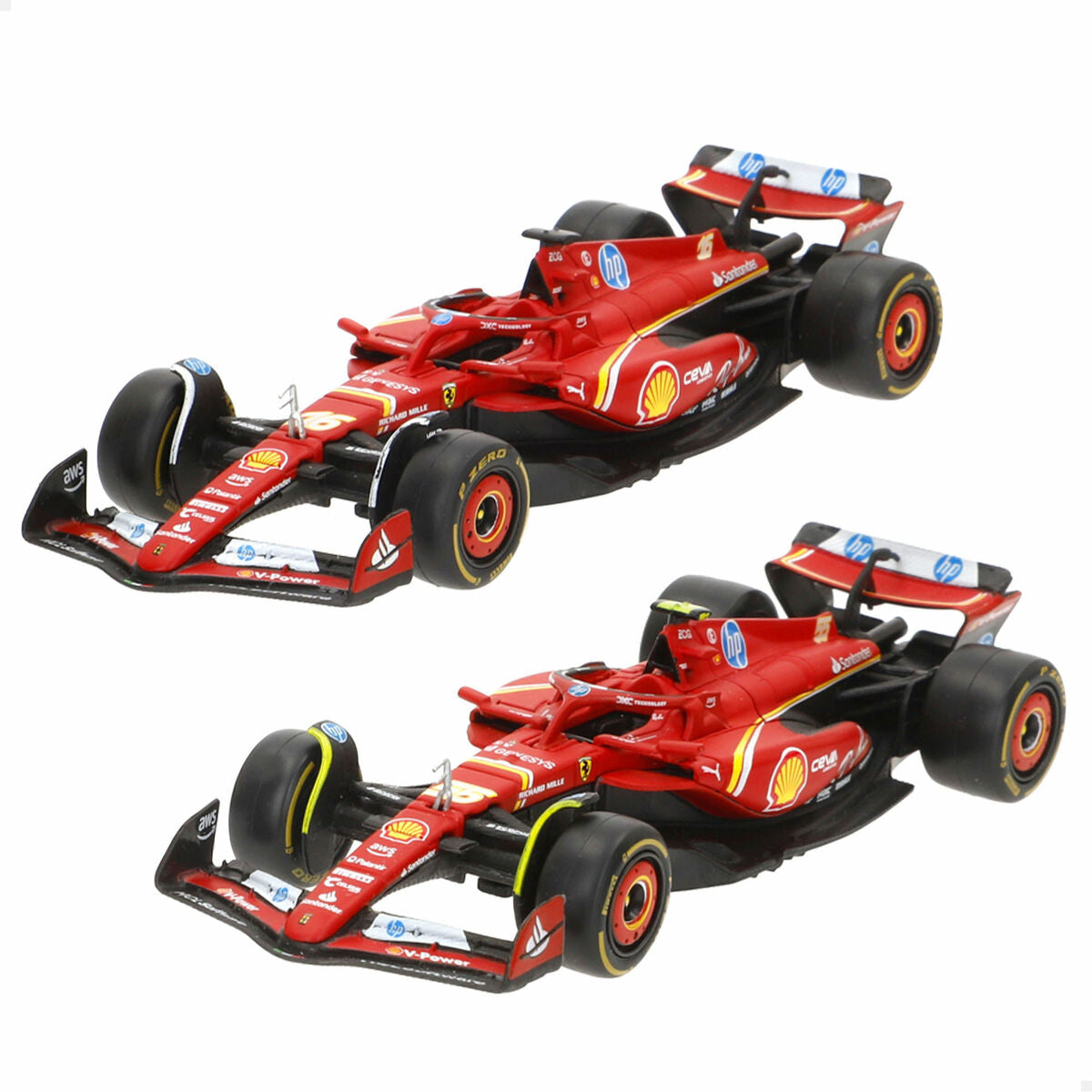Petite voiture-jouet Ferrari F1 2024 SF24 (6 Unités)