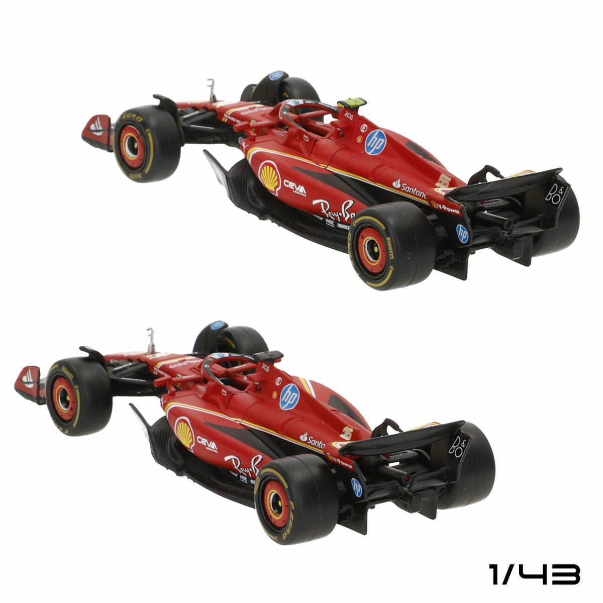 Petite voiture-jouet Ferrari F1 2024 SF24 (6 Unités)