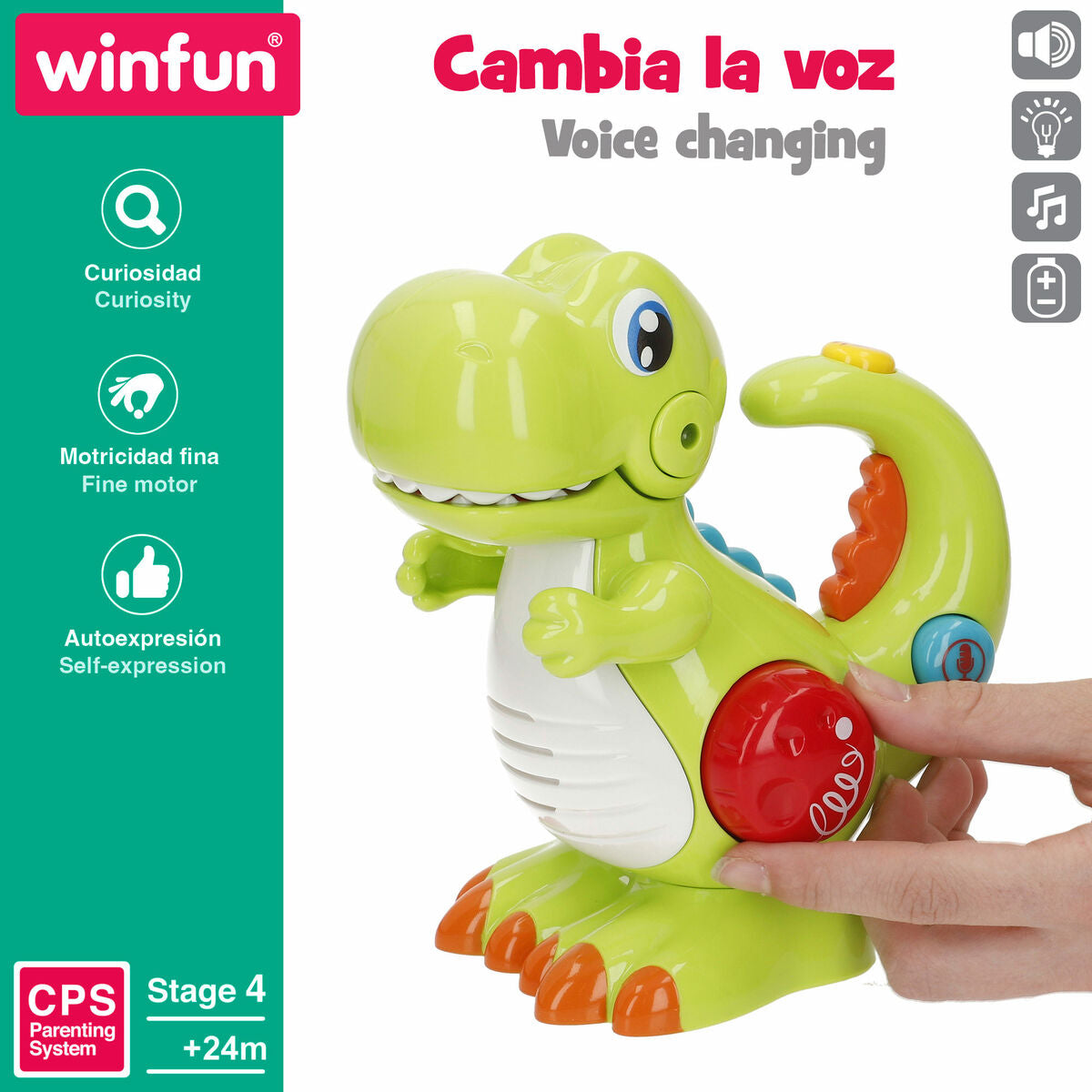 Jouet interactif pour bébé Winfun 15 x 16 x 9 cm (12 Unités)