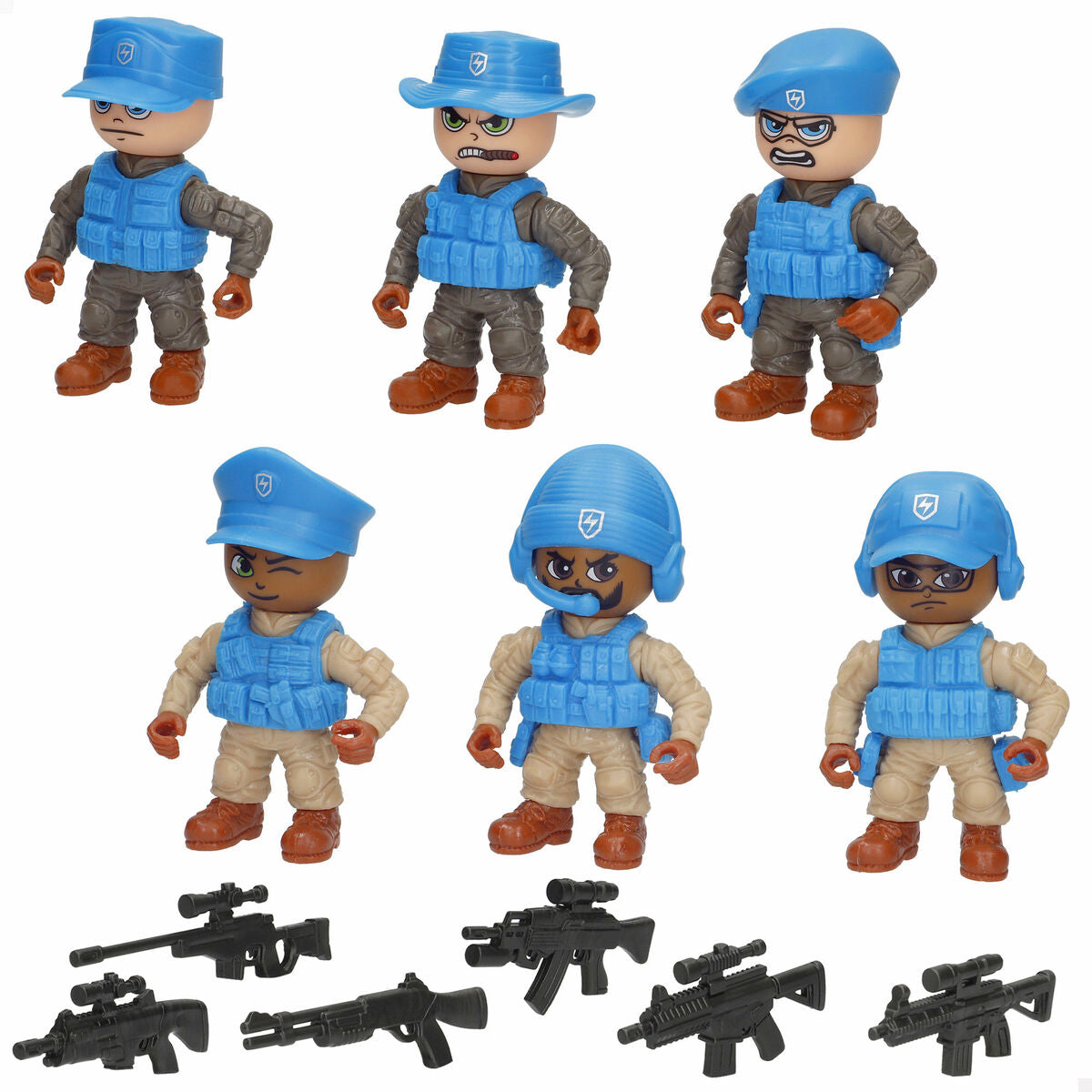 Playset Colorbaby 5 x 8 x 4 cm (6 Unités)