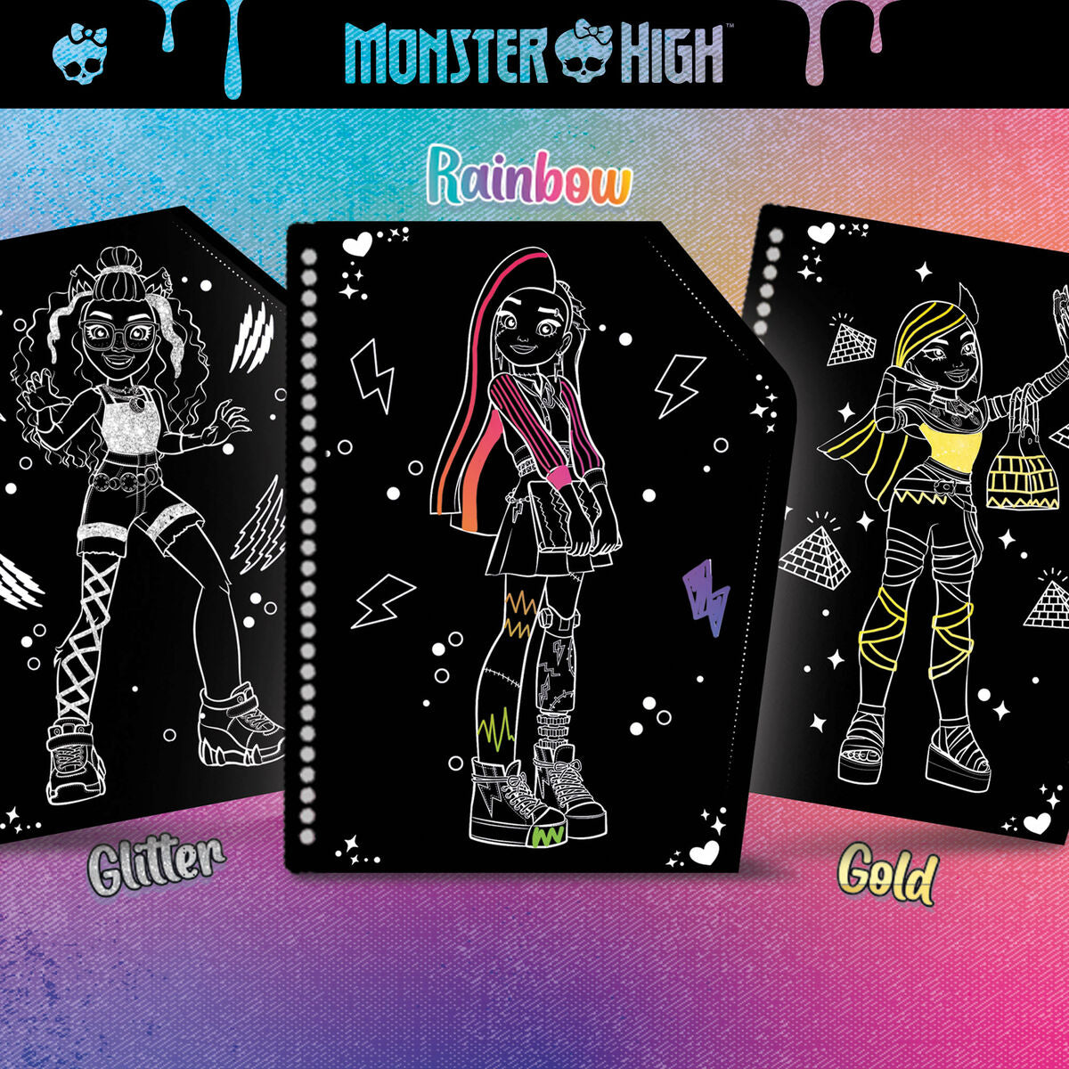 Kit de Dessin Monster High (12 Unités)