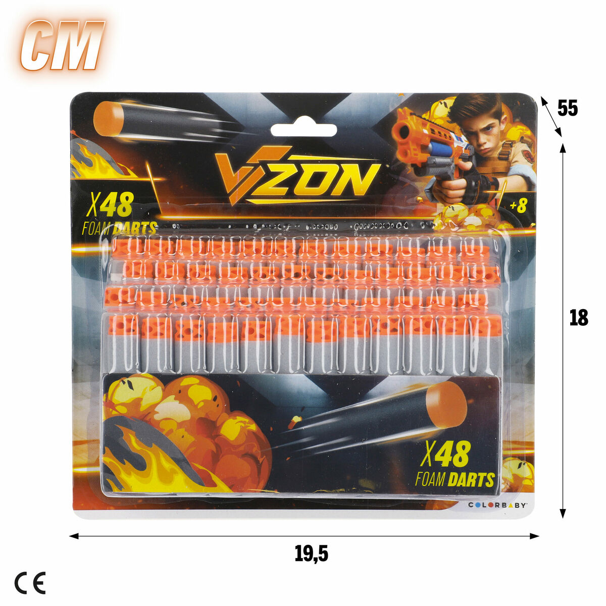 Fléchettes Colorbaby V-ZONE