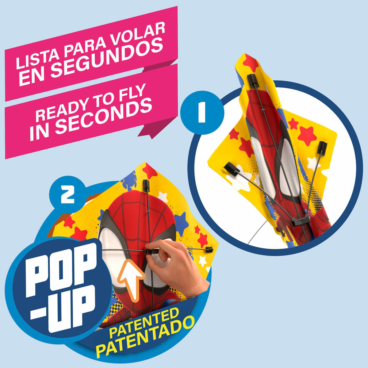 Cerf-volant Spider-Man 55 X 68 X 2 CM (6 Unités)