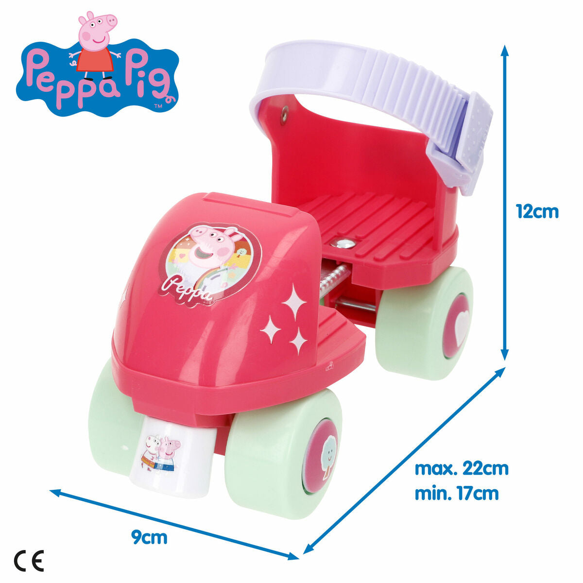 Patins Peppa Pig (2 Unités)
