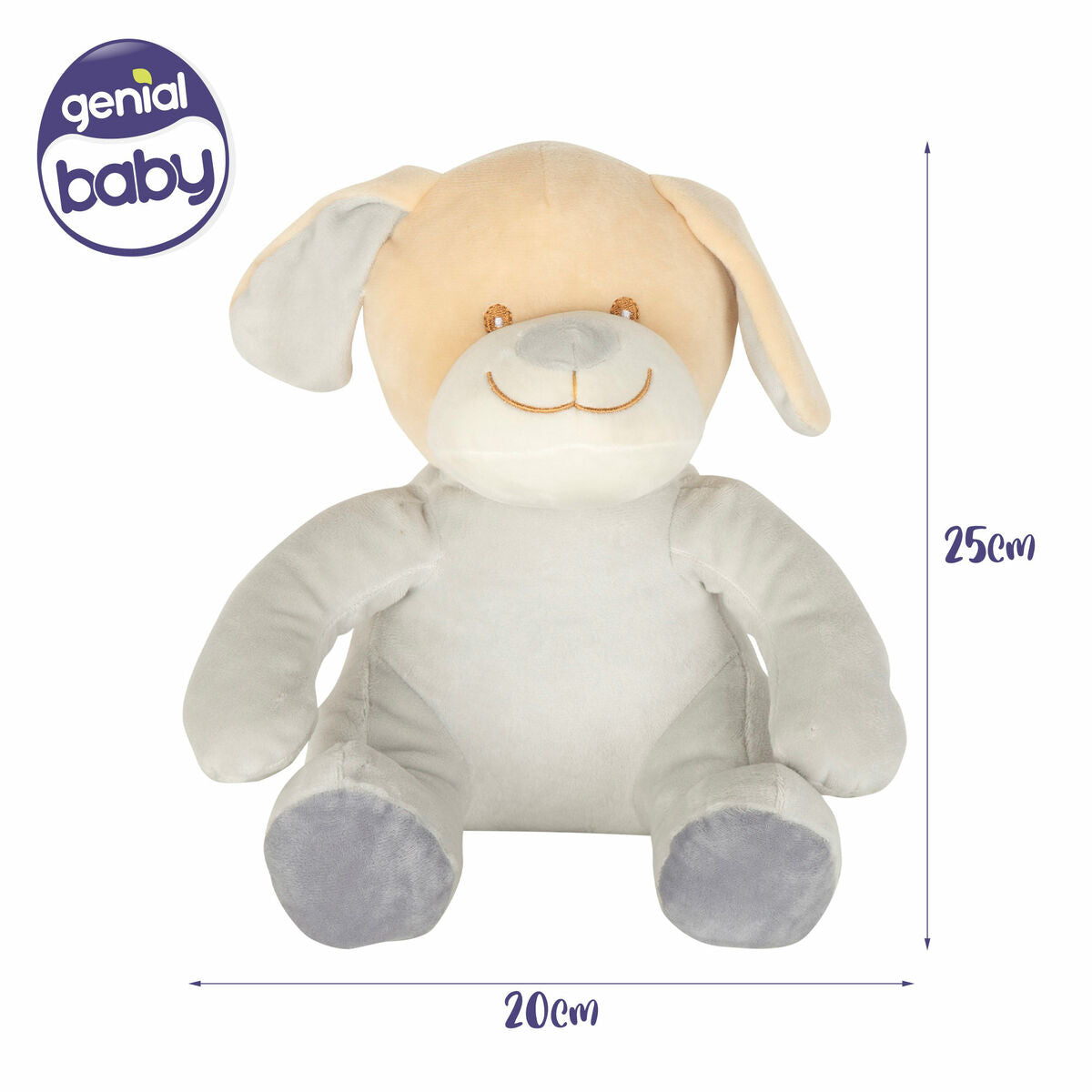 Jouet Peluche Colorbaby Polyester 20 x 25 x 20 cm (6 Unités)