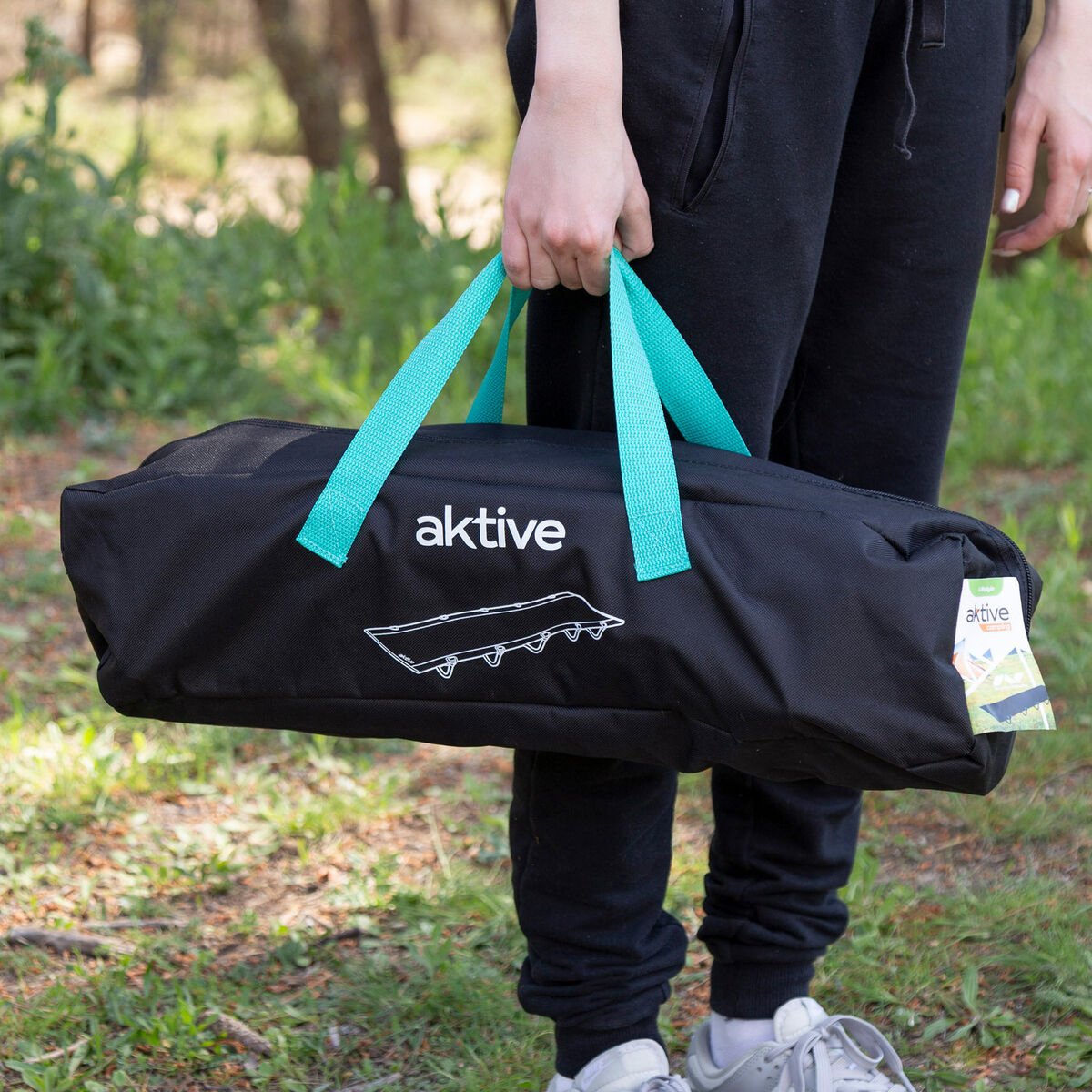 Lit de camping Aktive 193 X 14,5 X 67 CM (2 Unités)