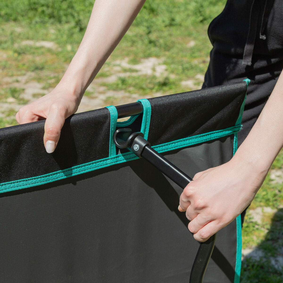 Lit de camping Aktive 193 X 14,5 X 67 CM (2 Unités)