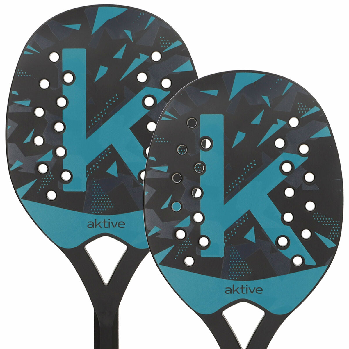 Raquettes de Plage avec Balle Aktive 22 X 47 X 3 CM (6 Unités)