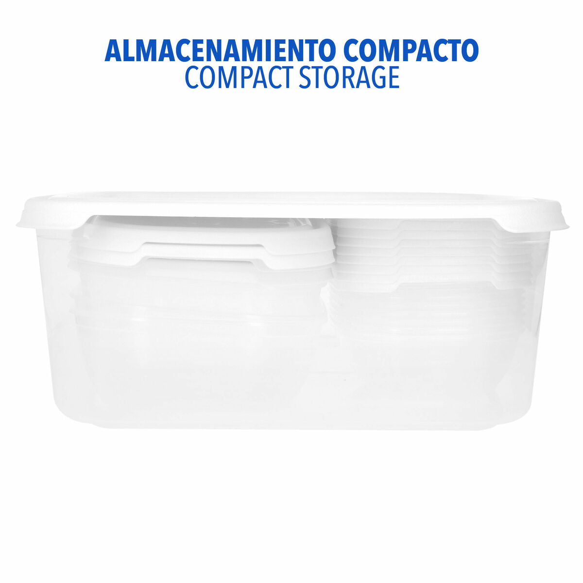 Boîte à lunch Max Home polypropylène (6 Unités)