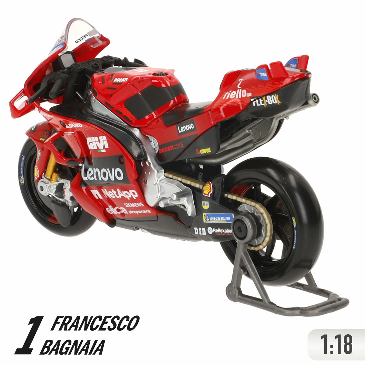 Motocyclette Maisto 2024 DUCATI LENOVO 12 X 8 X 4 CM