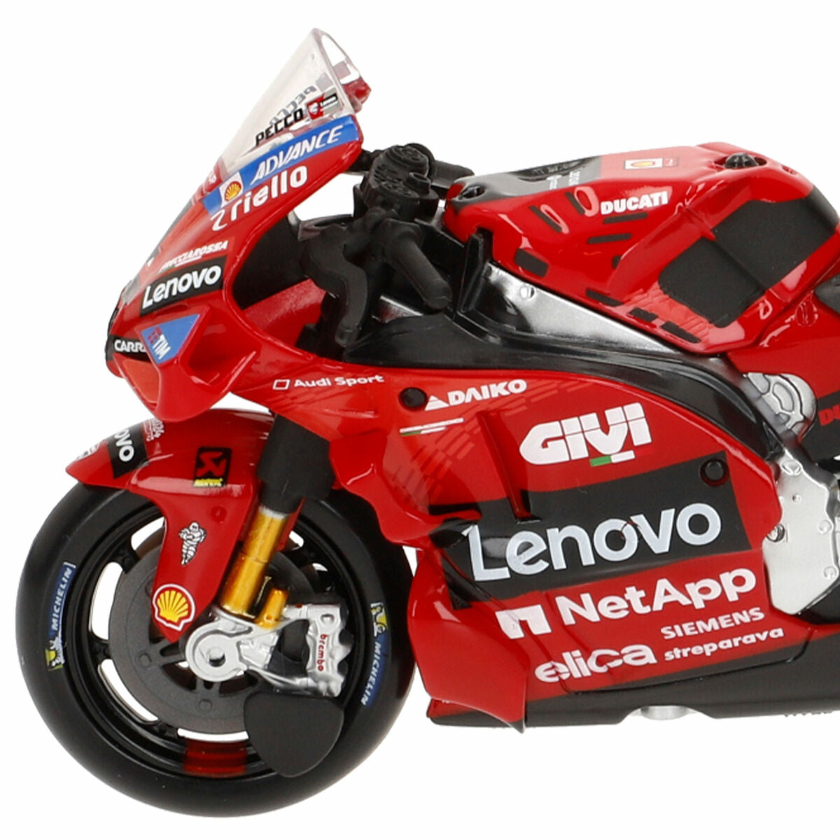 Motocyclette Maisto 2024 DUCATI LENOVO 12 X 8 X 4 CM
