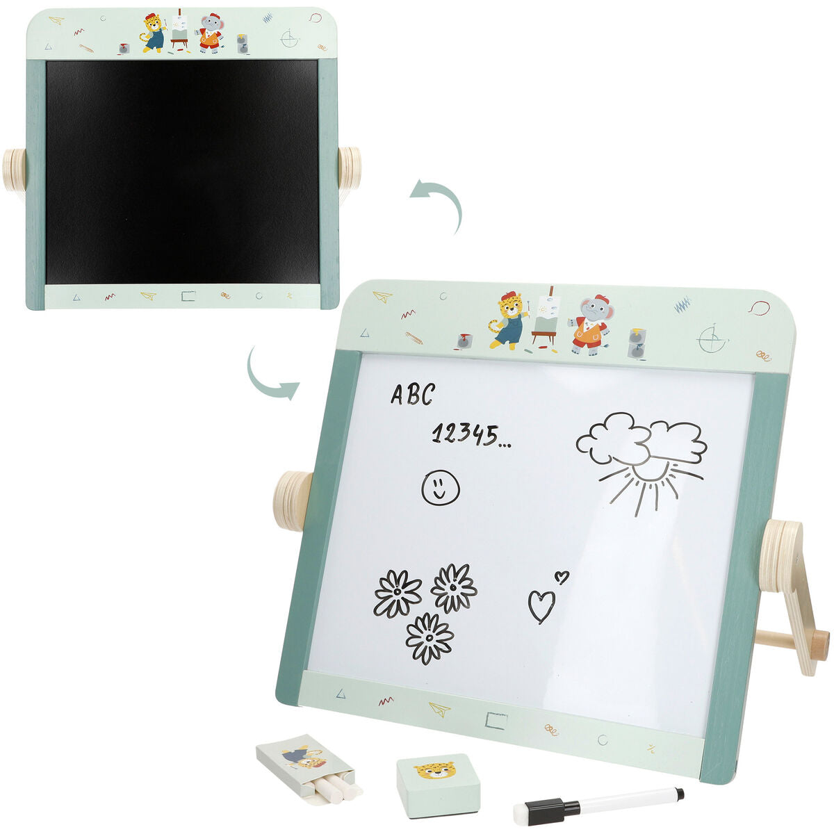 Tableau 2 en 1 Woomax (4 Unités)