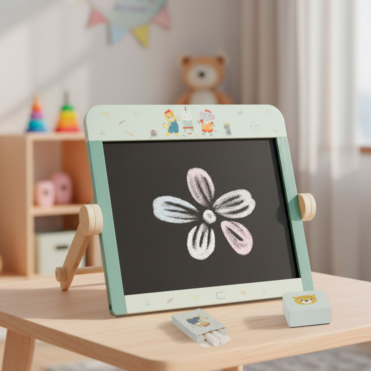 Tableau 2 en 1 Woomax (4 Unités)