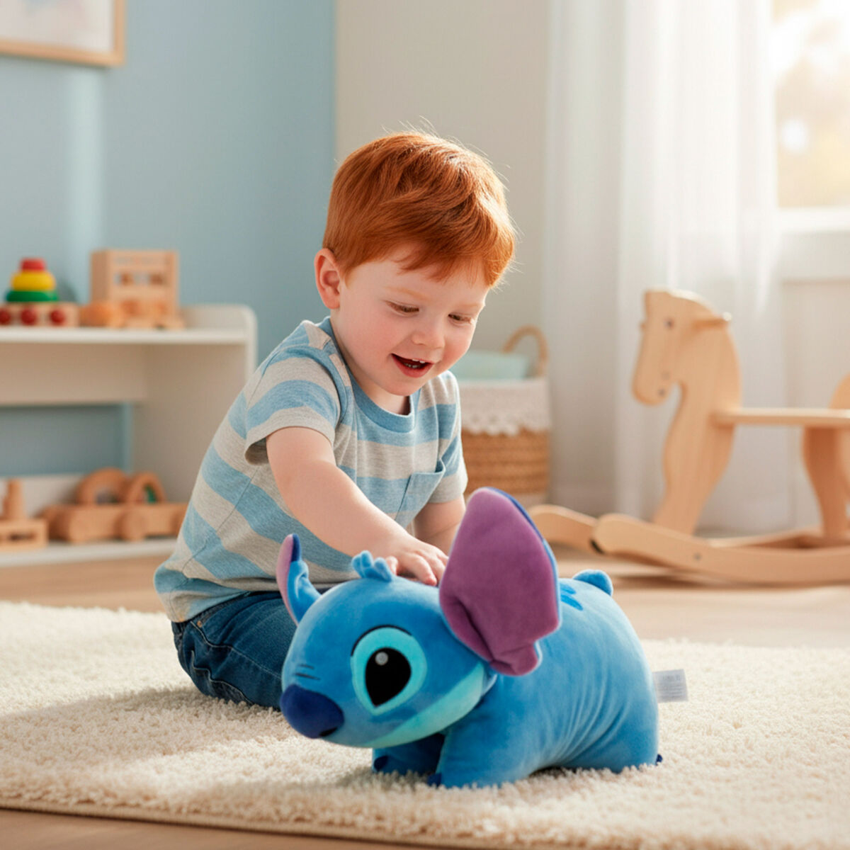 Jouet Peluche Stitch Polyester (4 Unités)