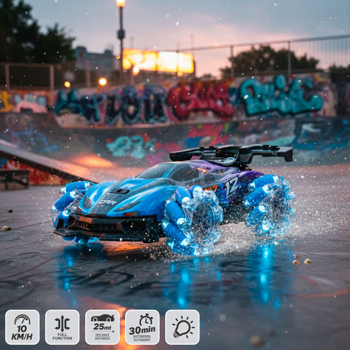 Voiture Télécommandée Speed & Go 23 X 8 X 15,5 CM (2 Unités)