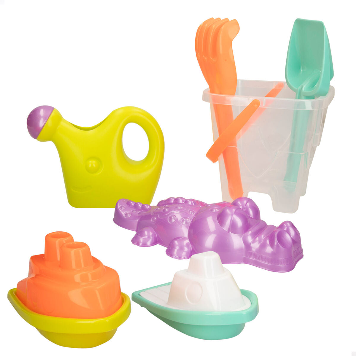 Set de jouets de plage Colorbaby 18 x 17 x 18 cm (12 Unités)
