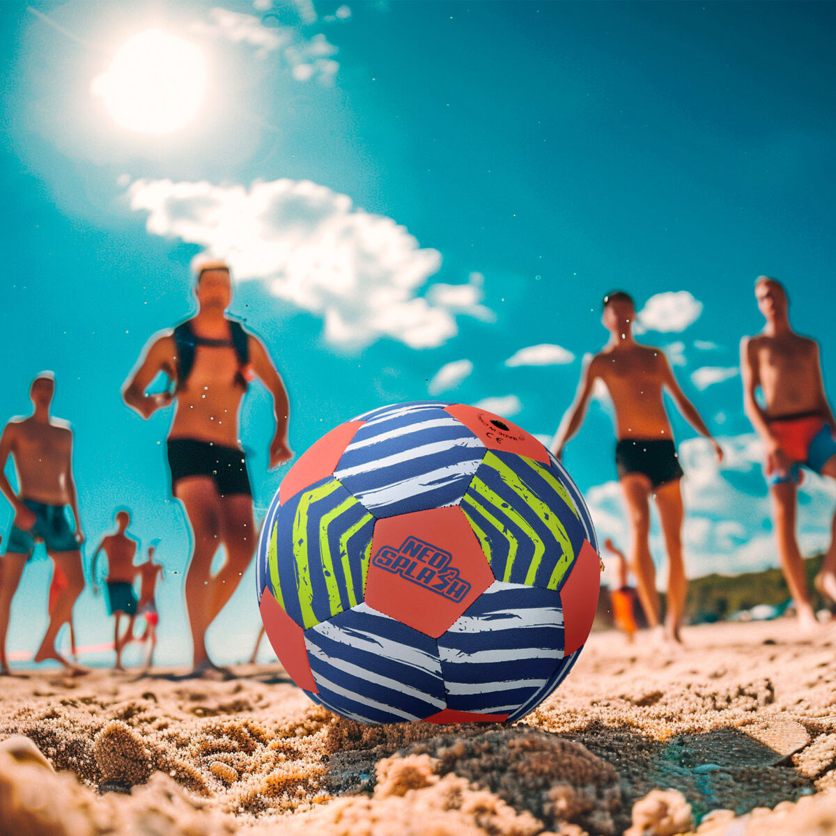 Ballon de Foot de Plage Aktive Neo Splash (24 Unités)