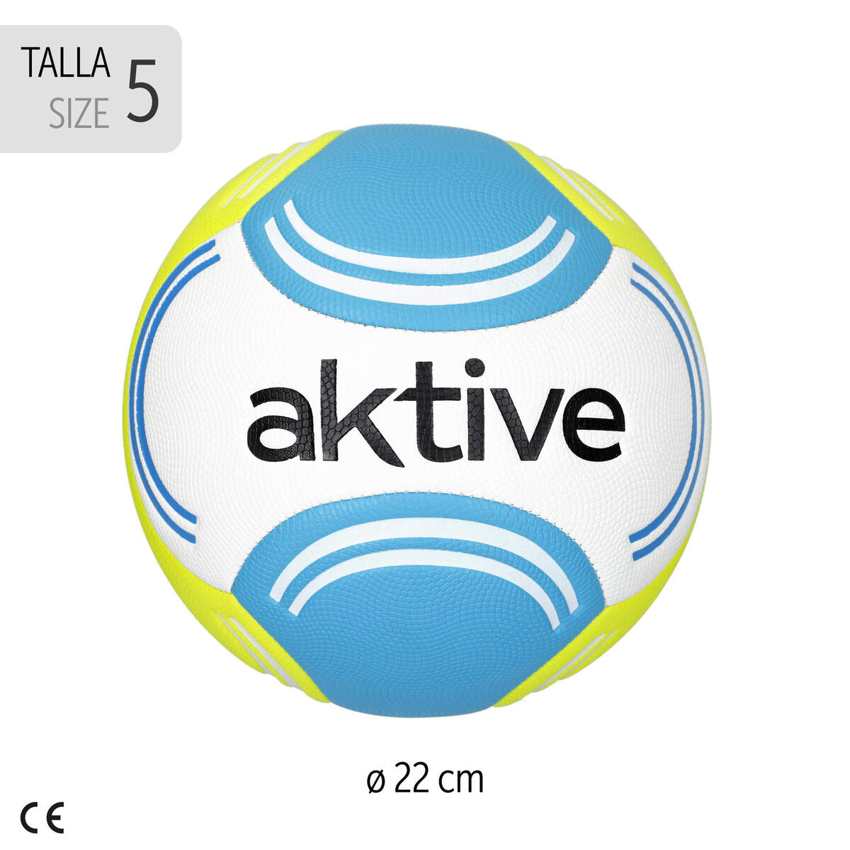 Ballon de Football Aktive Taille 5 22 x 22 x 22 cm 12 Unités