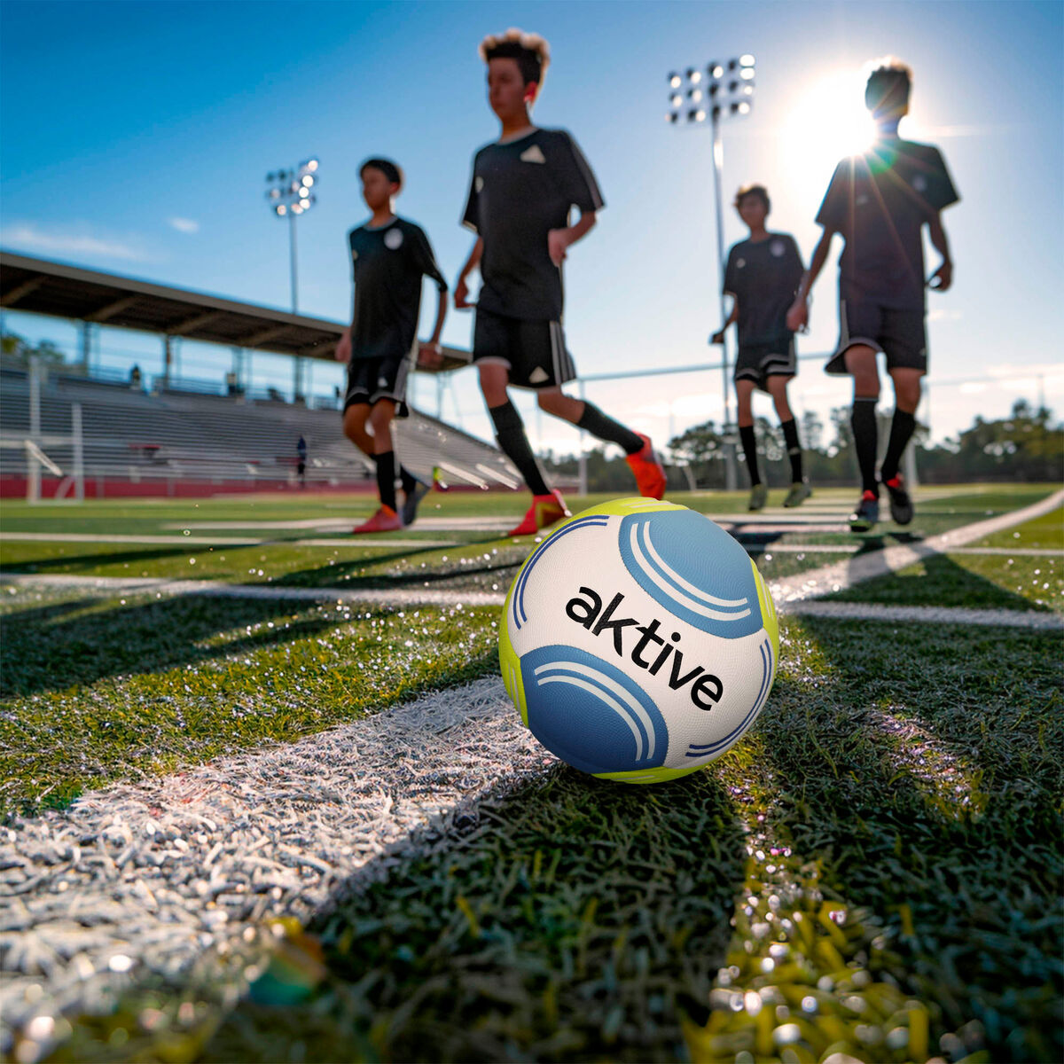 Ballon de Football Aktive Taille 5 22 x 22 x 22 cm 12 Unités