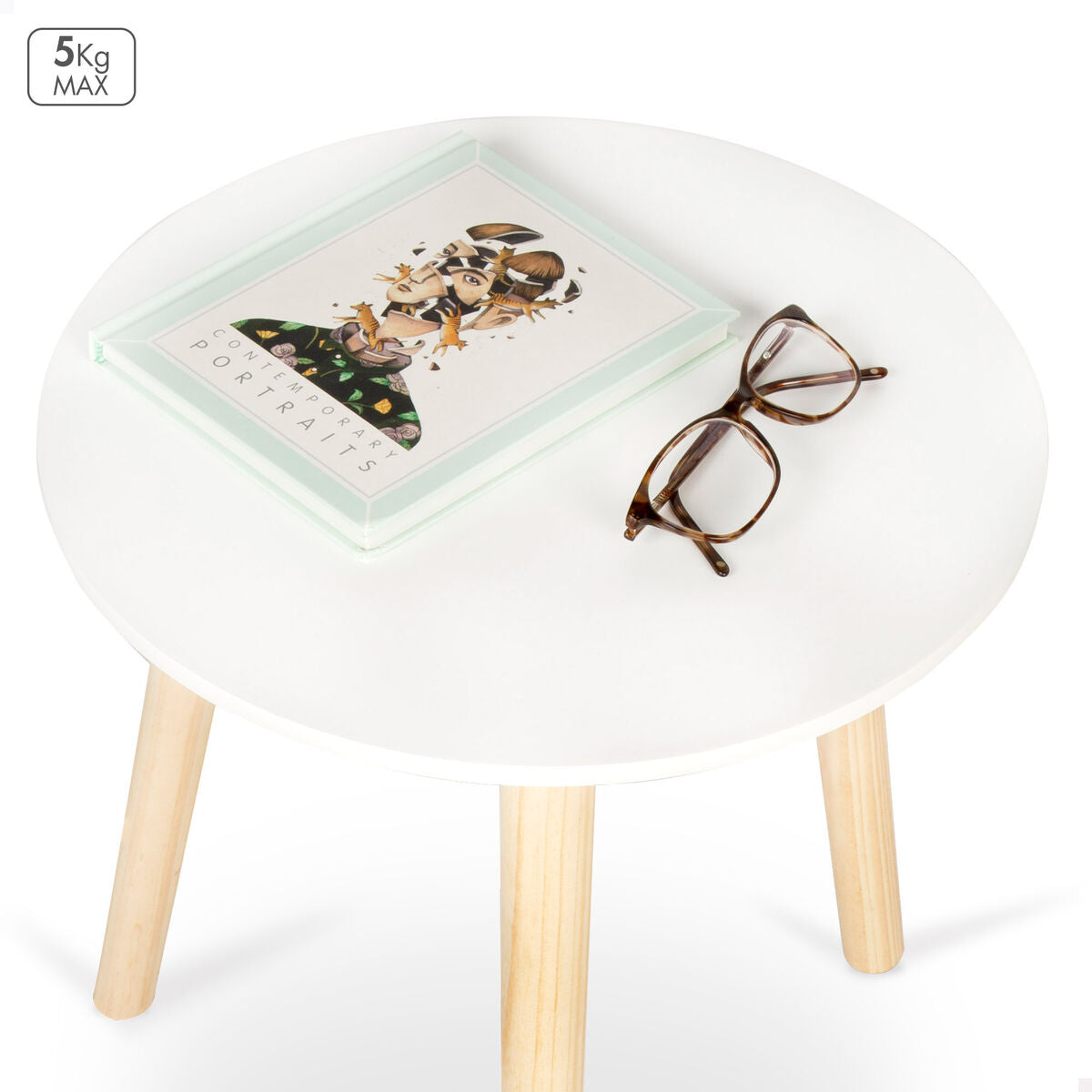 Table d'appoint Max Home Blanc 35 x 40 x 35 cm (6 Unités)