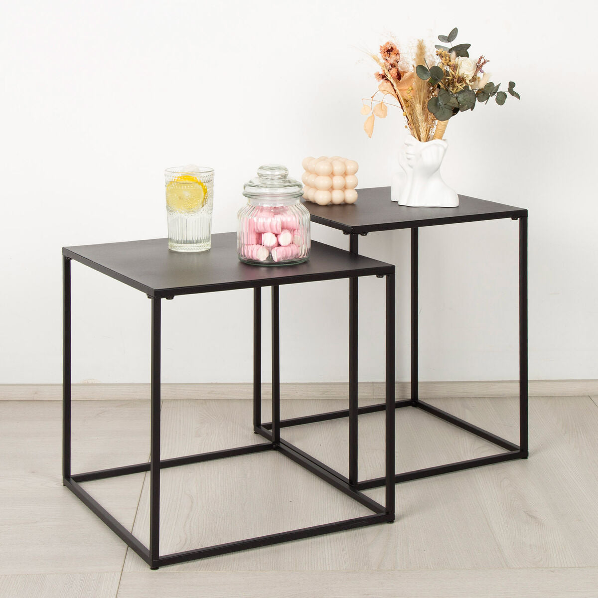 Jeu de 2 tables Max Home 38 x 37 x 38 cm (2 Unités)
