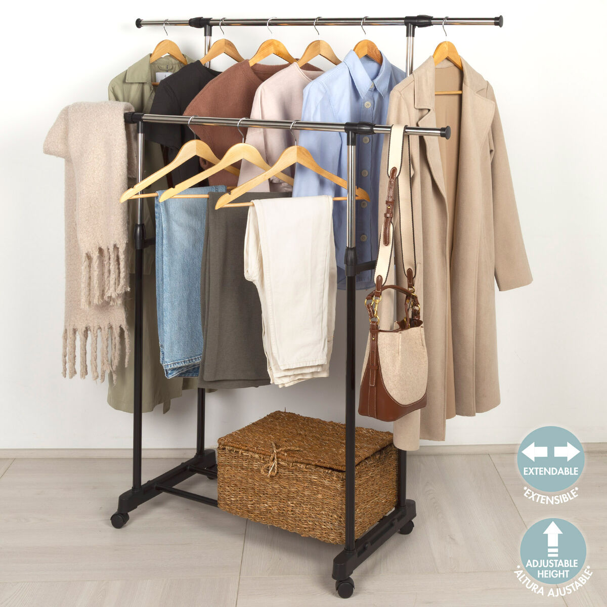 Porte-manteau Max Home Métal (2 Unités)