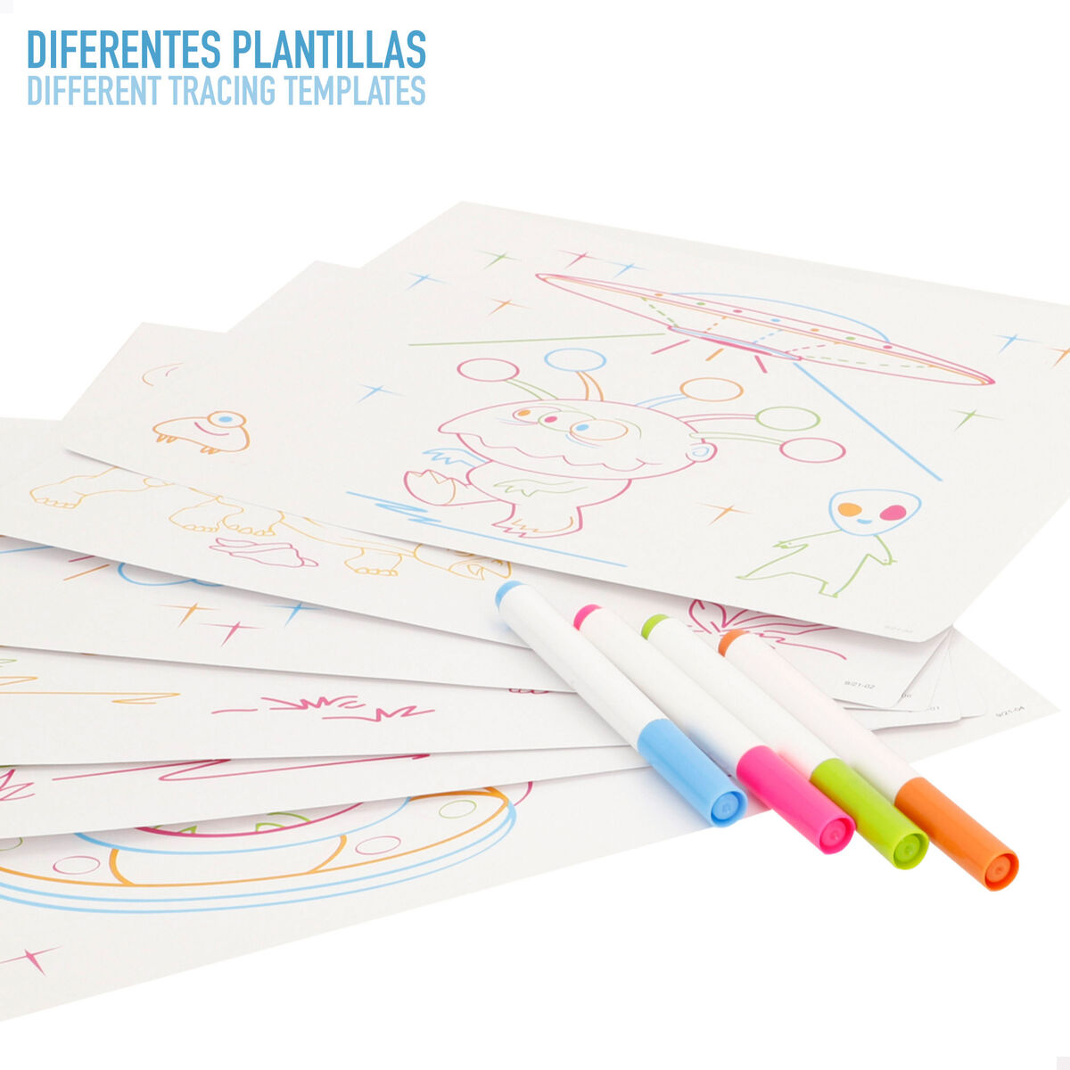 Kit de Dessin Colorbaby (4 Unités) (12 Pièces)