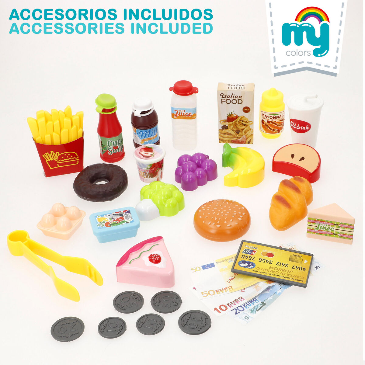 Supermarché de jouets Colorbaby 39 X 21 X 10 CM (2 Unités)