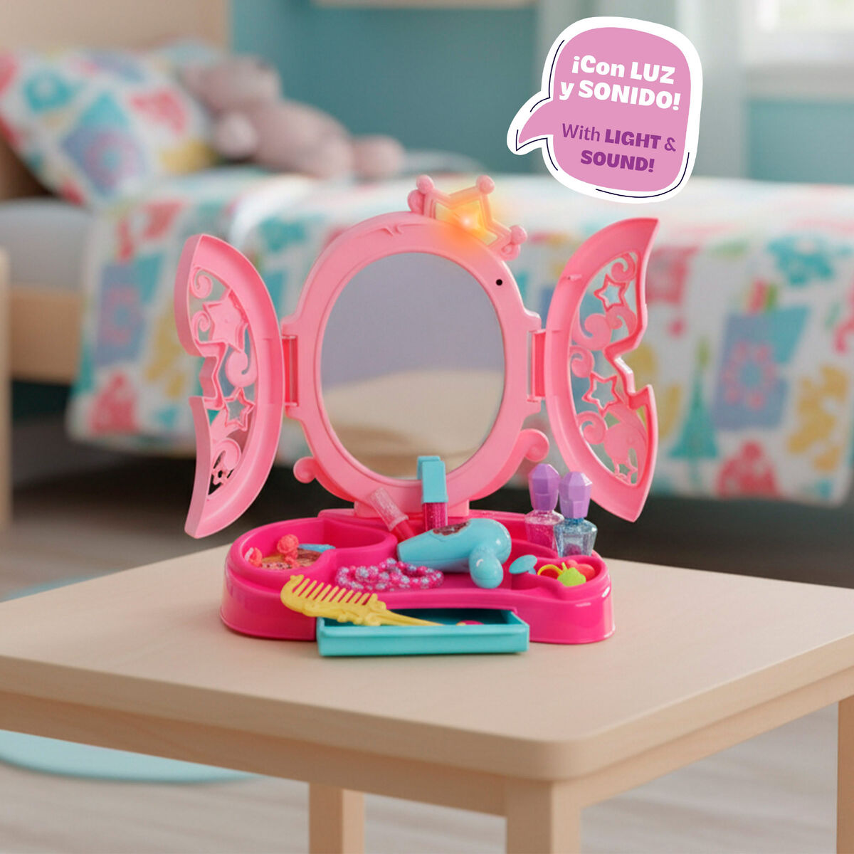 Coiffeuse jouet Colorbaby 27 X 31,5 X 18 CM (4 Unités)